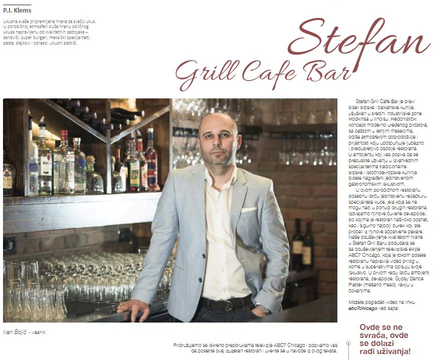 Stefan Grill Chicago owner